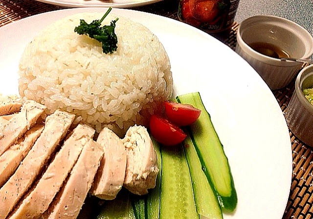 ともさん家の炊飯器で作るシンガポールチキンライス テンちゃん Snapdish スナップディッシュ Id Lvb0ga