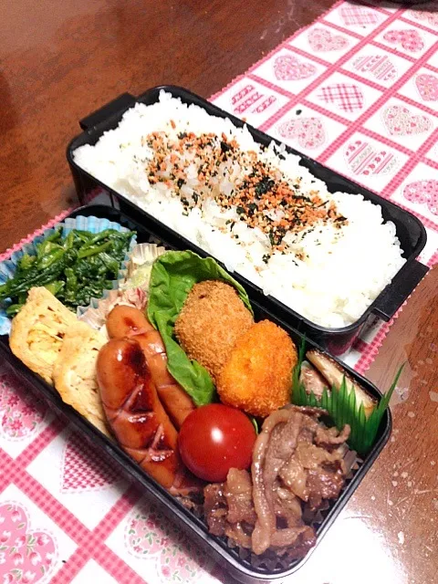 Snapdishの料理写真:今日のお弁当|りこさん