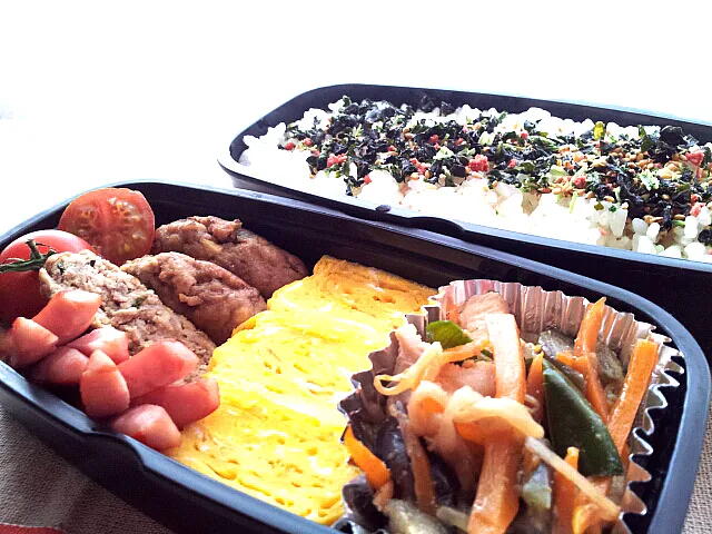 Snapdishの料理写真:今日の旦那ｻﾝお弁当♡|hirokoさん