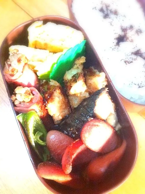 Snapdishの料理写真:男子お弁当 4／22(月)|reiさん