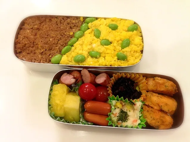 Snapdishの料理写真:今日は弁当|syuuさん