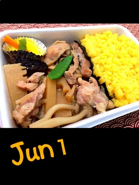 🐔親子弁当🍱|中さんさん