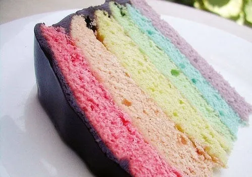 Rainbow cake❤💛💚💙💜|tatamiさん