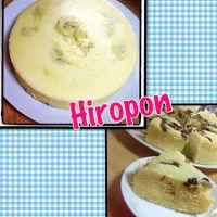 HMと豆腐で作った レーズンとバナナのケーキ|ひろぽんさん