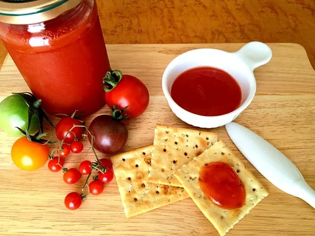 Snapdishの料理写真:トマトジャム🍅|らぺぽんさん