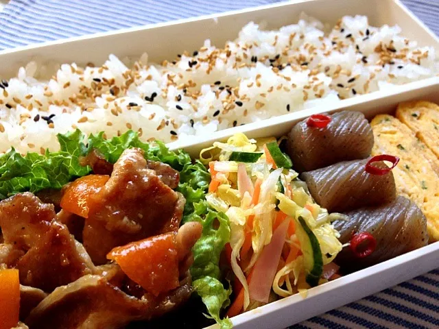 Snapdishの料理写真:４月２２日のお弁当|azukiさん