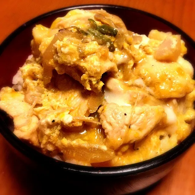 昨日の煮物のリメイクで親子丼|mikochieさん