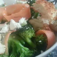 Snapdishの料理写真:vegetable feta salad|alicia sinclairさん