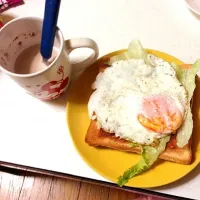 目玉焼きのせ|ゆめちょ(´∀｀)さん