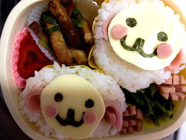 Snapdishの料理写真:ヒツジ弁当|chicchiさん