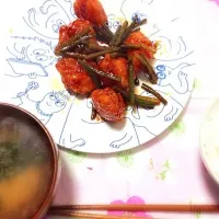 ニンニクの芽ヤンニョムチキン|かずきさん