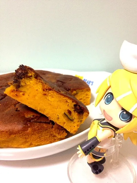 Snapdishの料理写真:かぼちゃのパウンドケーキ|まるみやさん