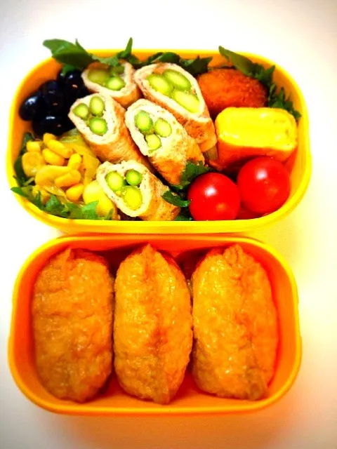 Snapdishの料理写真:お稲荷さん弁当|yuさん