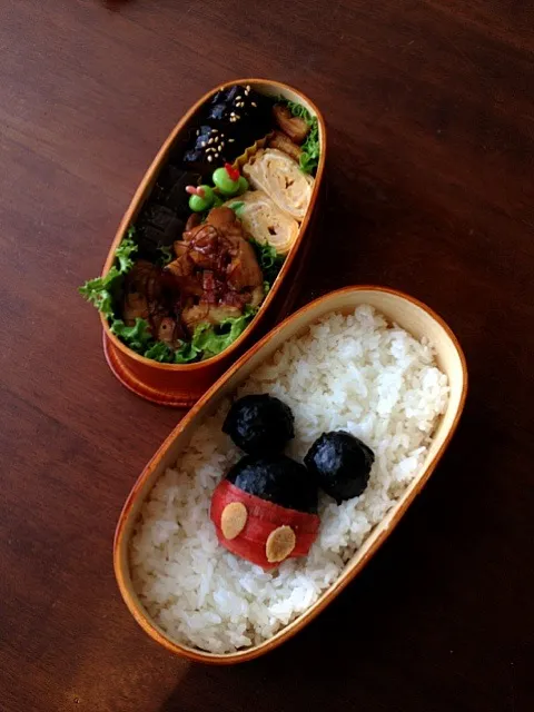 ディズニーランドに行ったから～ミッキー弁当|manacocoさん