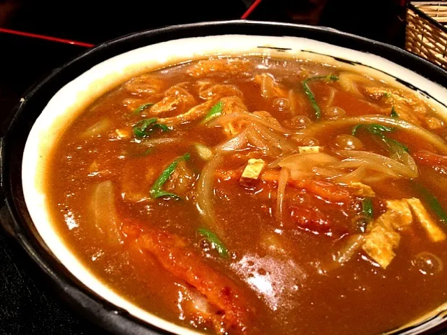 煮カツカレーうどん！|たぐっちさん