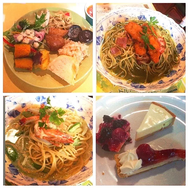 パスタランチ♡前菜バイキング＆ケーキ( *˘ᵌ˘)♪|ayakaさん