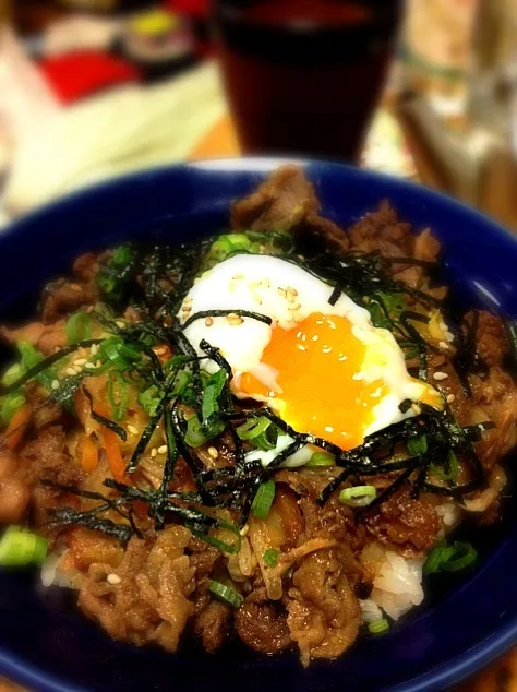 今日はプルコギ丼|にょんにいさん