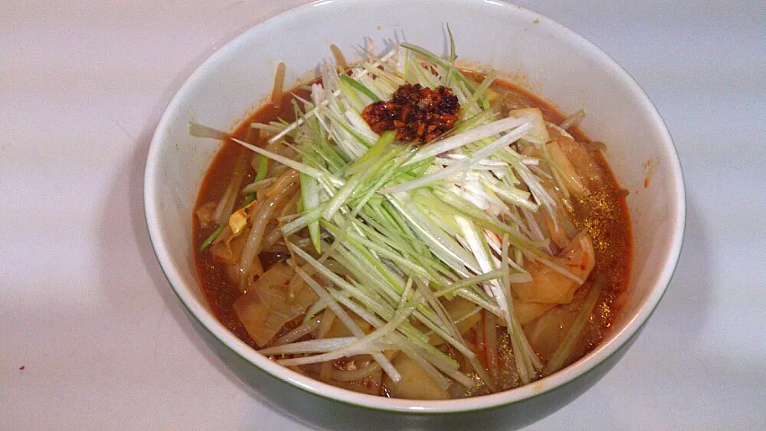 麺が見えない野菜たっぷり味噌ラーメン|やかんちゃんさん