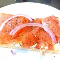 Smoke Salmon Pizza|Hiromiさん