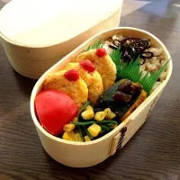 Snapdishの料理写真:ササミおからナゲットBENTO！|黒髪さんさん