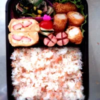 Snapdishの料理写真:えびフライ弁当☆|ぽっちゃん☆さん