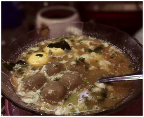 miso soup #meatball #egg #seawed #bfast|Queenshaloutfiさん