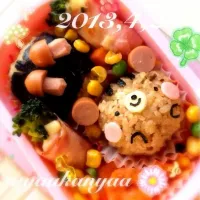 Snapdishの料理写真:りすさん弁当|すずき かなこさん