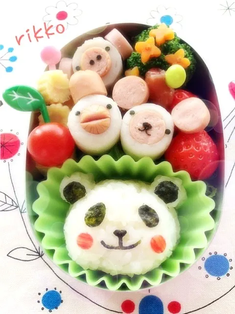 3才の息子へ♡ちくわのアニマル弁当♡|rikkoさん