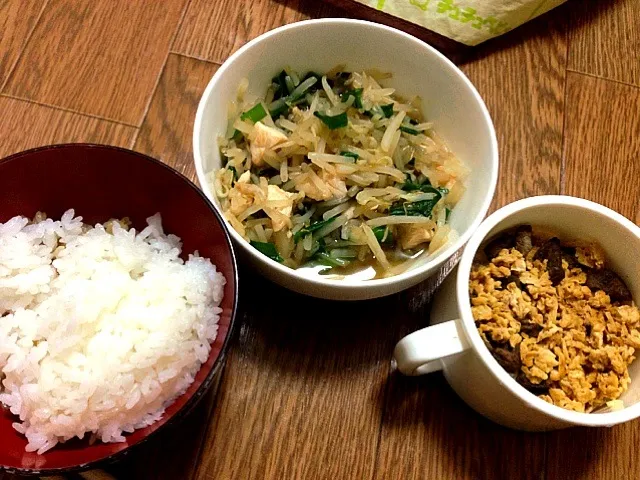 息子と朝ご飯♡|ゅぃさん