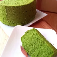 新鮮ほうれん草のシフォンケーキ