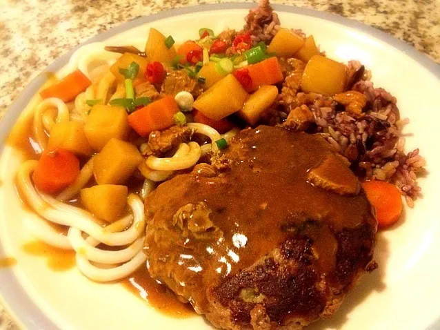 Curry Hamburger Steak (ハンバーグステーキ)|孤独のグルメ - まつしげ ゆたかさん