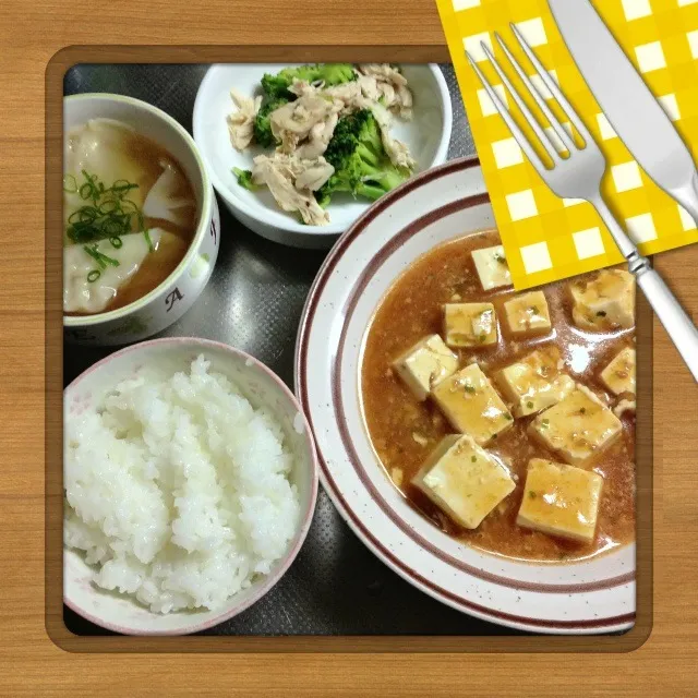 Snapdishの料理写真:今日のうちご飯「麻婆豆腐」|虹希さん