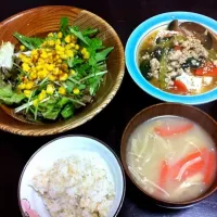 Snapdishの料理写真:豆腐のそぼろ野菜あんかけ☆|レオさん