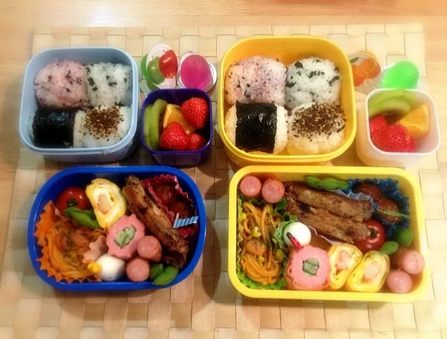 ツインズ君の遠足弁当|みずきさん