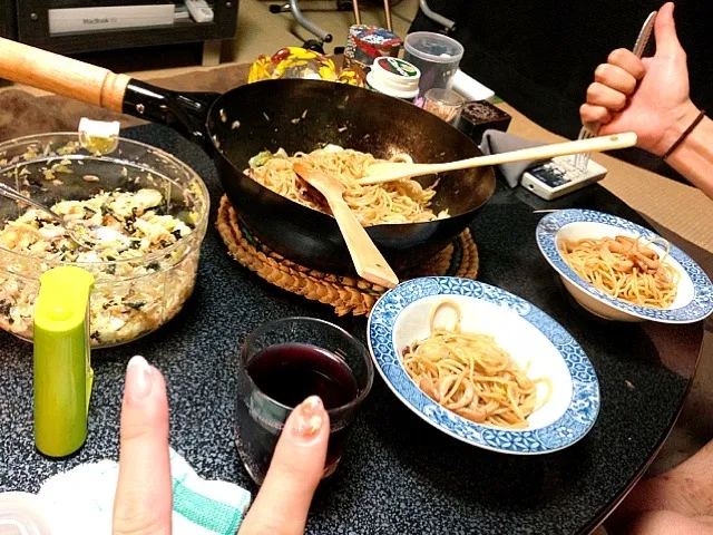 Snapdishの料理写真:イカとキャベツのパスタ|きよながさん