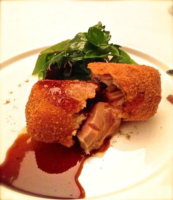 Unagi with foie gras and mesclun|Mei Meiさん