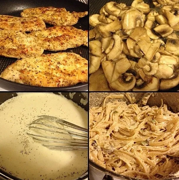 Fettuccine Alfredo w/ Chills Homemade Alfredo Sauce|Curt Chillさん