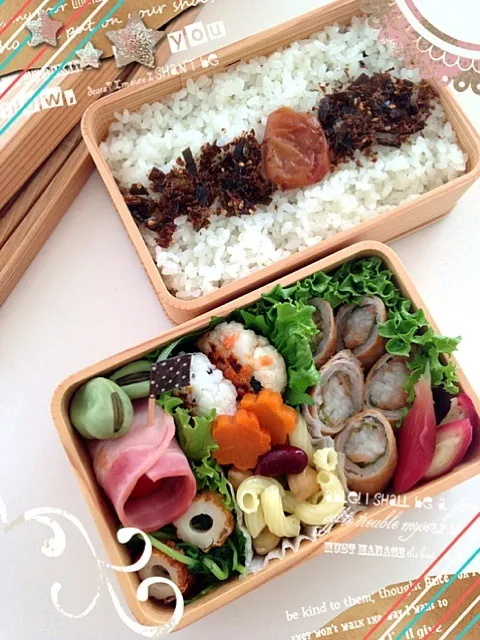 Snapdishの料理写真:4／26☆男子高校生弁当☆|Yasukoさん