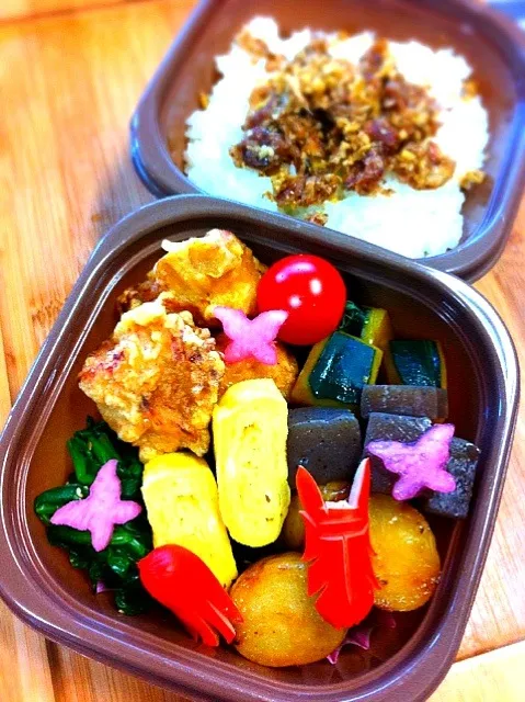 Snapdishの料理写真:パパのお弁当(^-^)|＊みお＊さん