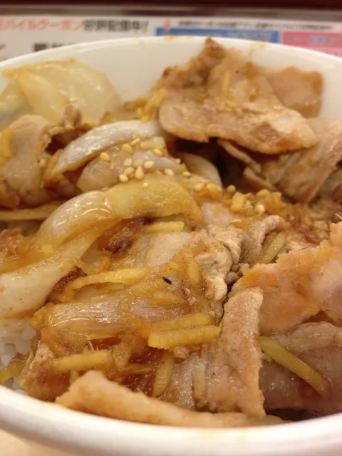 生姜焼き丼|かだらにたさん