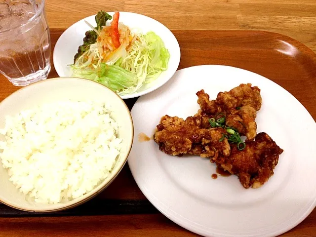 まかない唐揚げ定食|まからいとさん