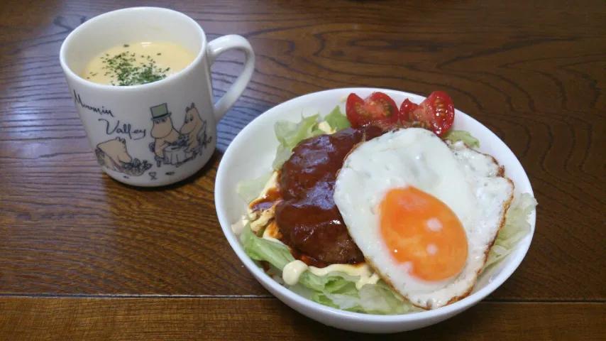 ロコモコ丼|えっちゃんさん