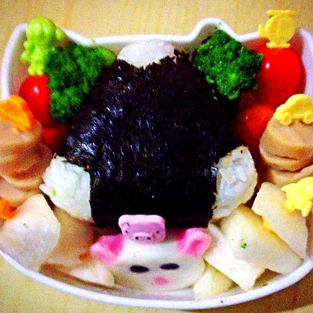 Onigiri Bento made by Indonesian|kafeさん