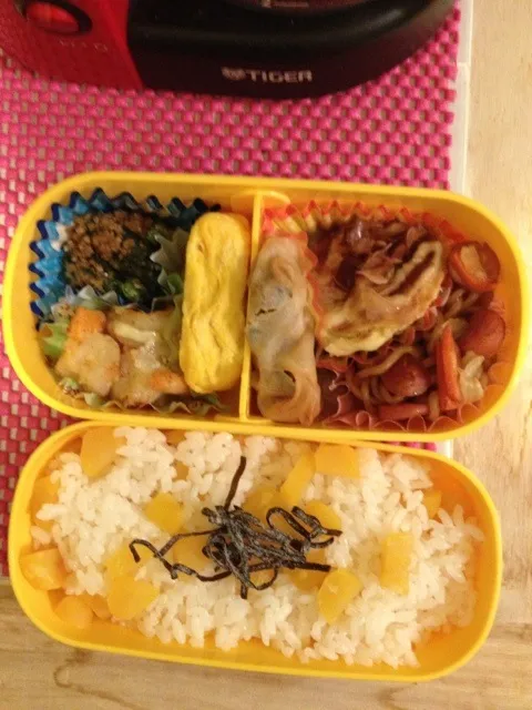 Snapdishの料理写真:兄ちゃんのお弁当。|中塚 恵美子さん