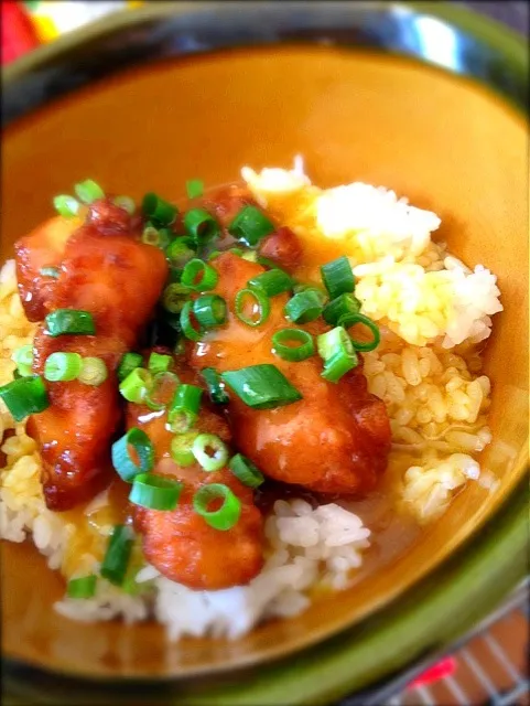 唐揚げのカレーあんかけ丼|寺尾真次さん