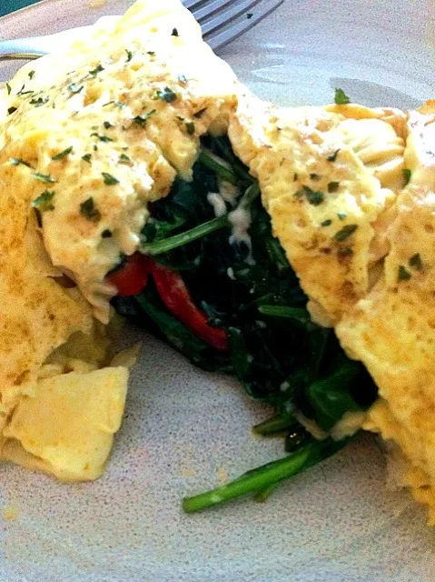 Goat's cheese omelette on toast|karen limさん