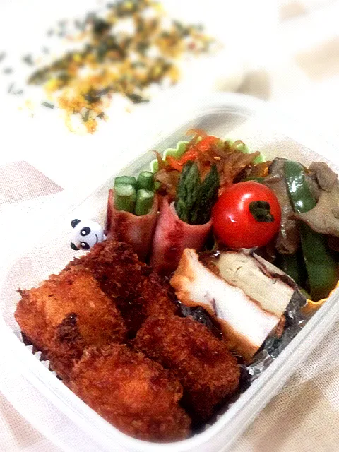 Snapdishの料理写真:旦那さんのお弁当。|こぎもなさん