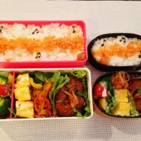 Snapdishの料理写真:主人＆私のお弁当♪