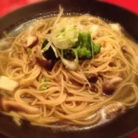 きのこいっぱい和風パスタ|青木義岳さん