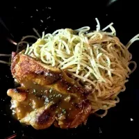 Snapdishの料理写真:Chicken chop oglio|Jasmineさん